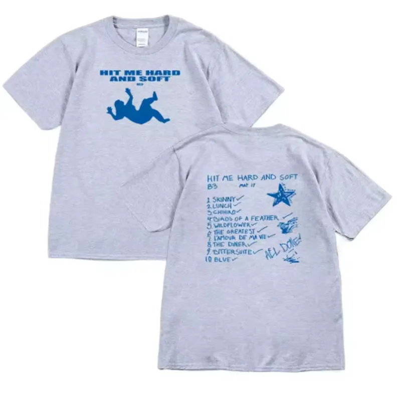 الصيف الرجال والنساء تي شيرت بيلي ضرب لي الصلب والناعم تي شيرت مطبوع س الرقبة القطن الأوروبي حجم عادية قصيرة الأكمام