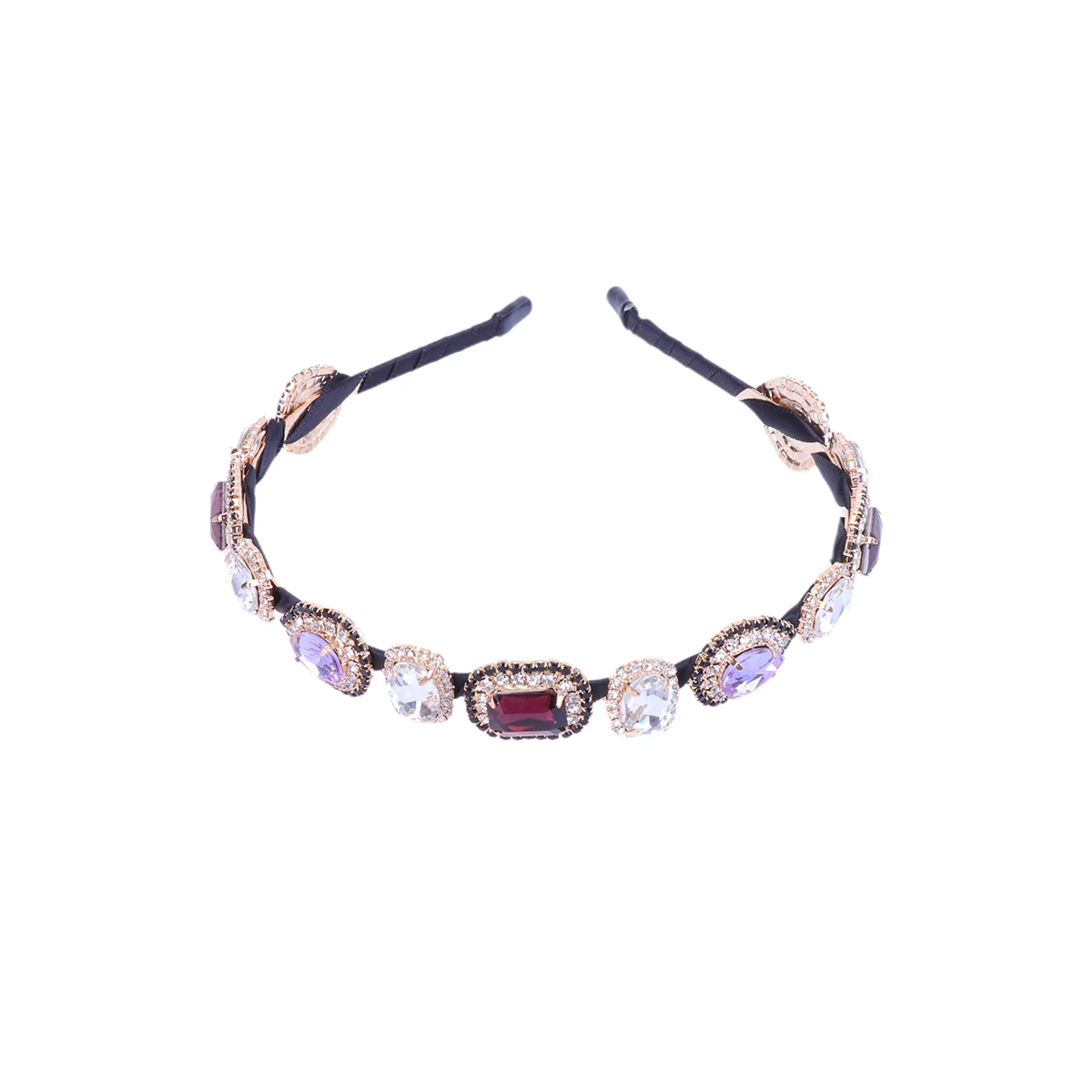 

Hoop for Decoration Accessory Fashion Headband Band Hair Band Rhinestone Crystal Headband Crystal Hair Hoop Ornament