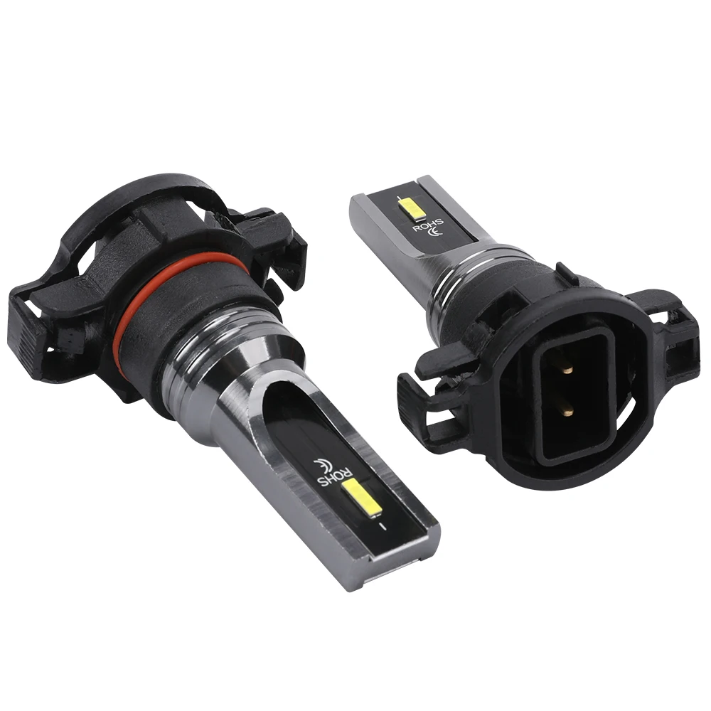 مصباح ضباب ليد لسيارة جيب ، PSX24W ، DRL ، Canbus ، جراند شيروكي Wk2 ، Wrangler jk ، باتريوت ، دودج تشارجر ، شيفروليه كابتيفا ، سوبارو ، 2