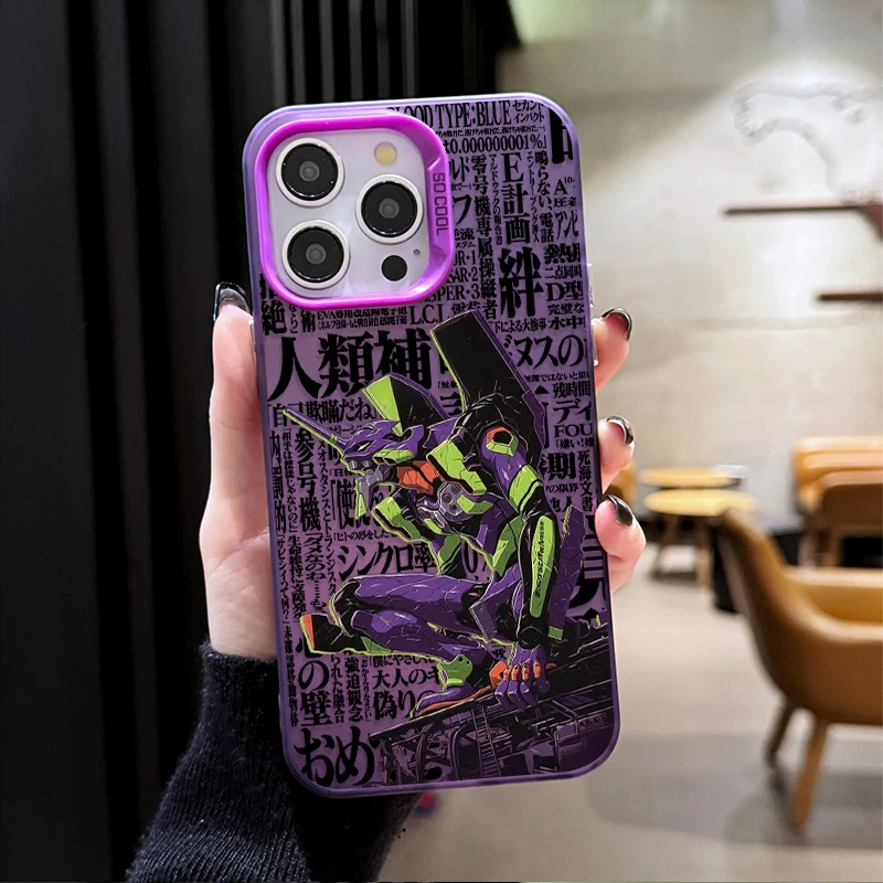 Capa de Telefone Cool e-evangelions para Samsung Galaxy A16 A06 A25 A05 A05S A54 A34 A24 A14 A73 A52 A32 A52S A22 A17 A07