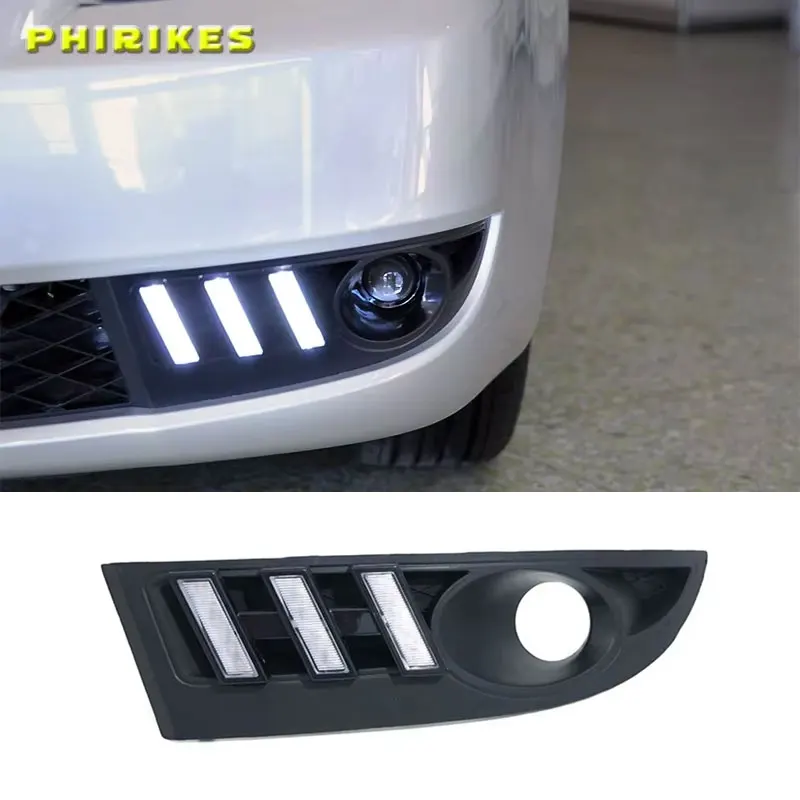 

2PCS LED Fog Lamps Daytime Running Light DRL For Chevrolet Epica 2007-2012 White yellow blue