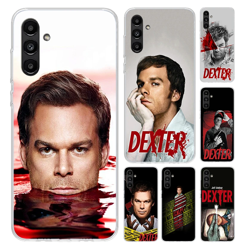 Capa de Telefone do Programa de TV Dexter Morgan para Samsung Galaxy A17 A16 A37 A26 A36 A57 A56 A15 A25 A35 A55 A14 A24 A34 A54 A13 A23 A33 A53