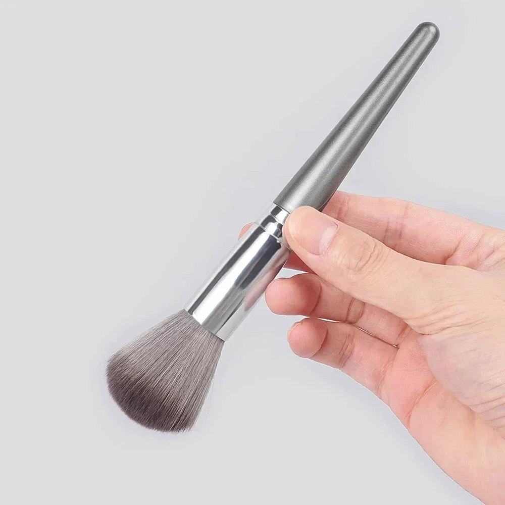 1 conjunto de 14 pincéis de maquiagem cabelo macio sombra de olho em pó blush rosto reparação nariz sombra maquiagem artista conjunto completo de ferramentas