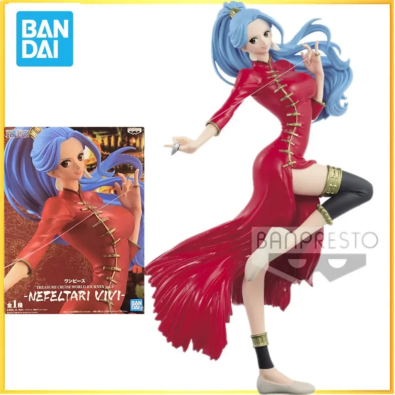 

В наличии Bandai Genuine One Piece Nefeltari Vivi TREASURE CRUISE WORLD JOURNEY Vol.4 Аниме Фигурки Коллекционные игрушки