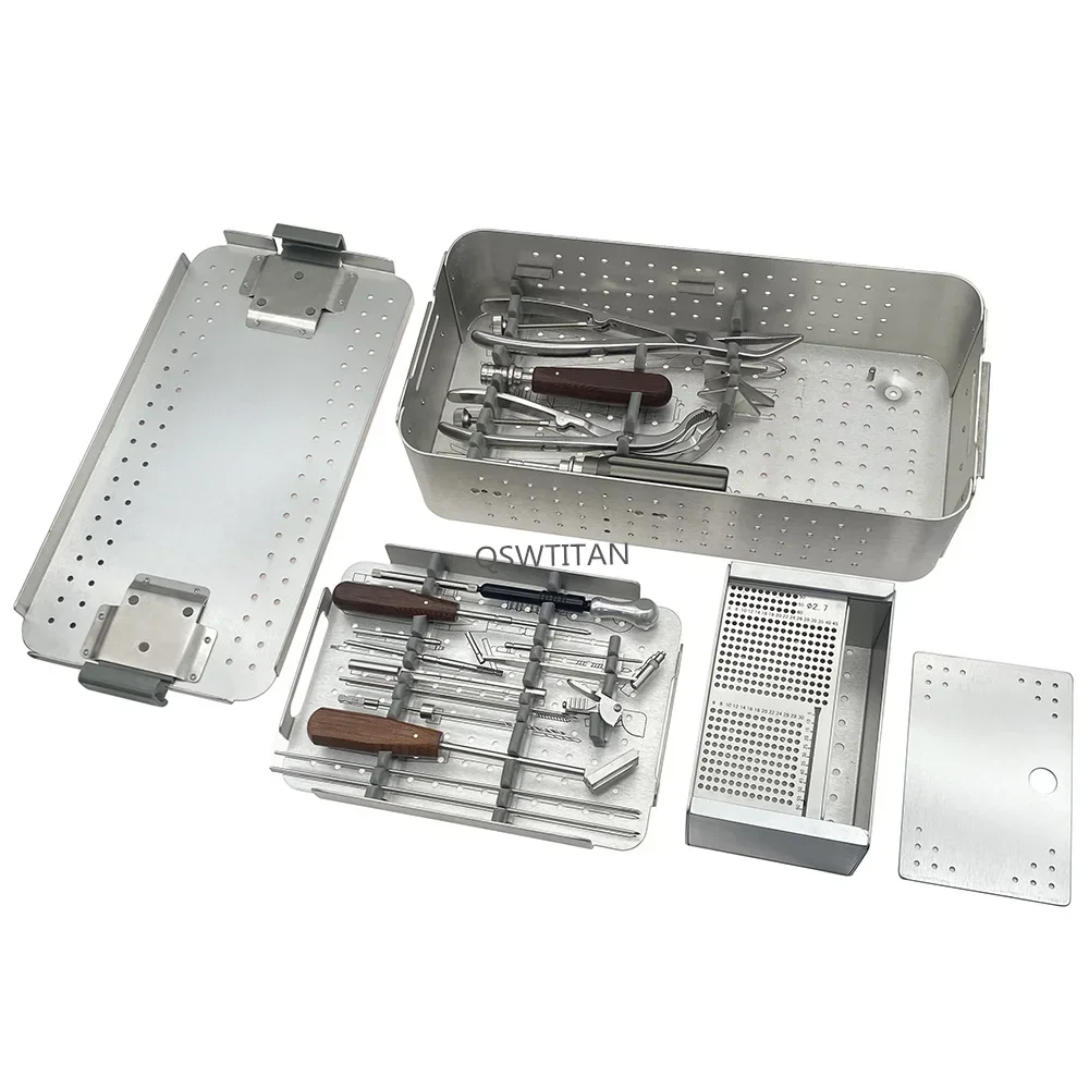 Orthopedic 2.7 Osteotomy Locking Plate Instrument Set Autoclave able Reuseable small fragment locking plate set