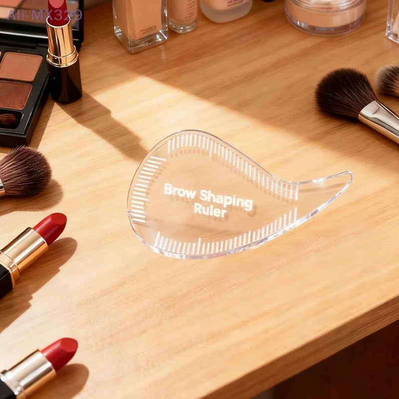 {MX329} قالب مسطرة تشكيل الحواجب استنسل المسيل للدموع قطرة قوس الحاجب رسم الخرائط أداة رسم سريع PMU الحاجب ضربة الشعر كحل