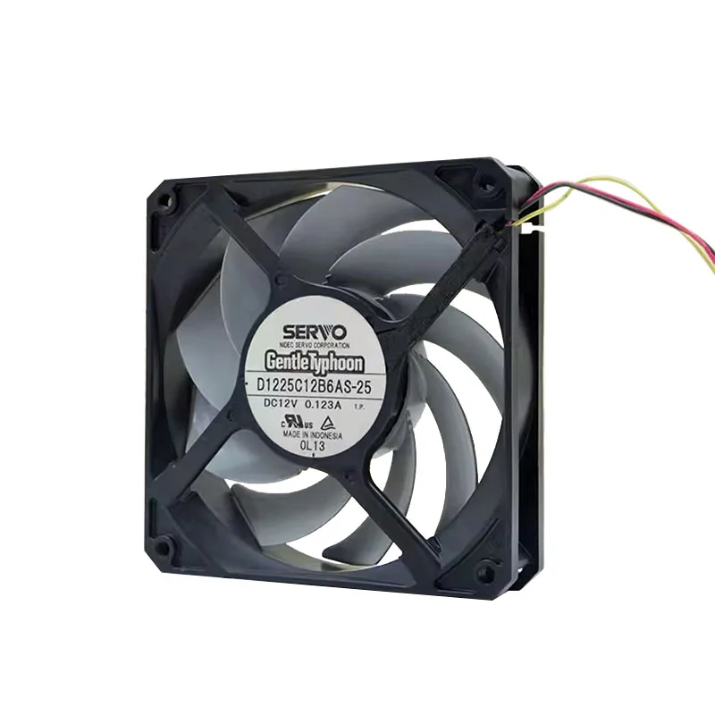 NEW ORIGINAL D1225C12B6AS-25 12v 0.123A 12025 120*120*25mm 12cm COOLING FAN