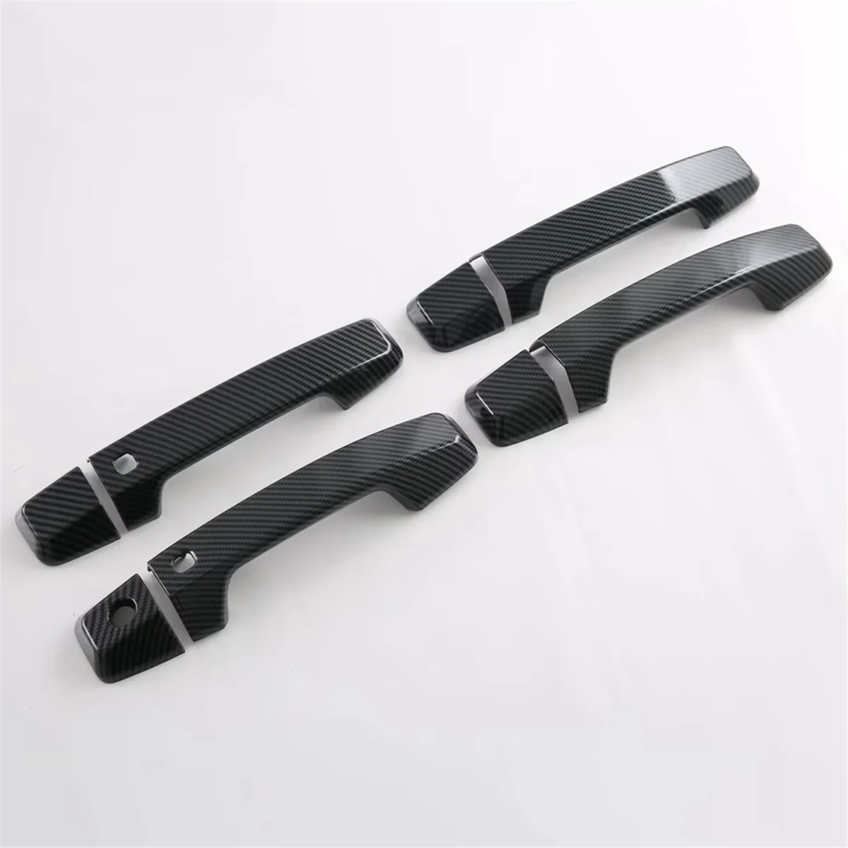 Couvercle de poignée de porte et garniture de bol de poignée de porte, accessoires extérieurs, fibre de carbone, Mitsubishi Triton L200 2024