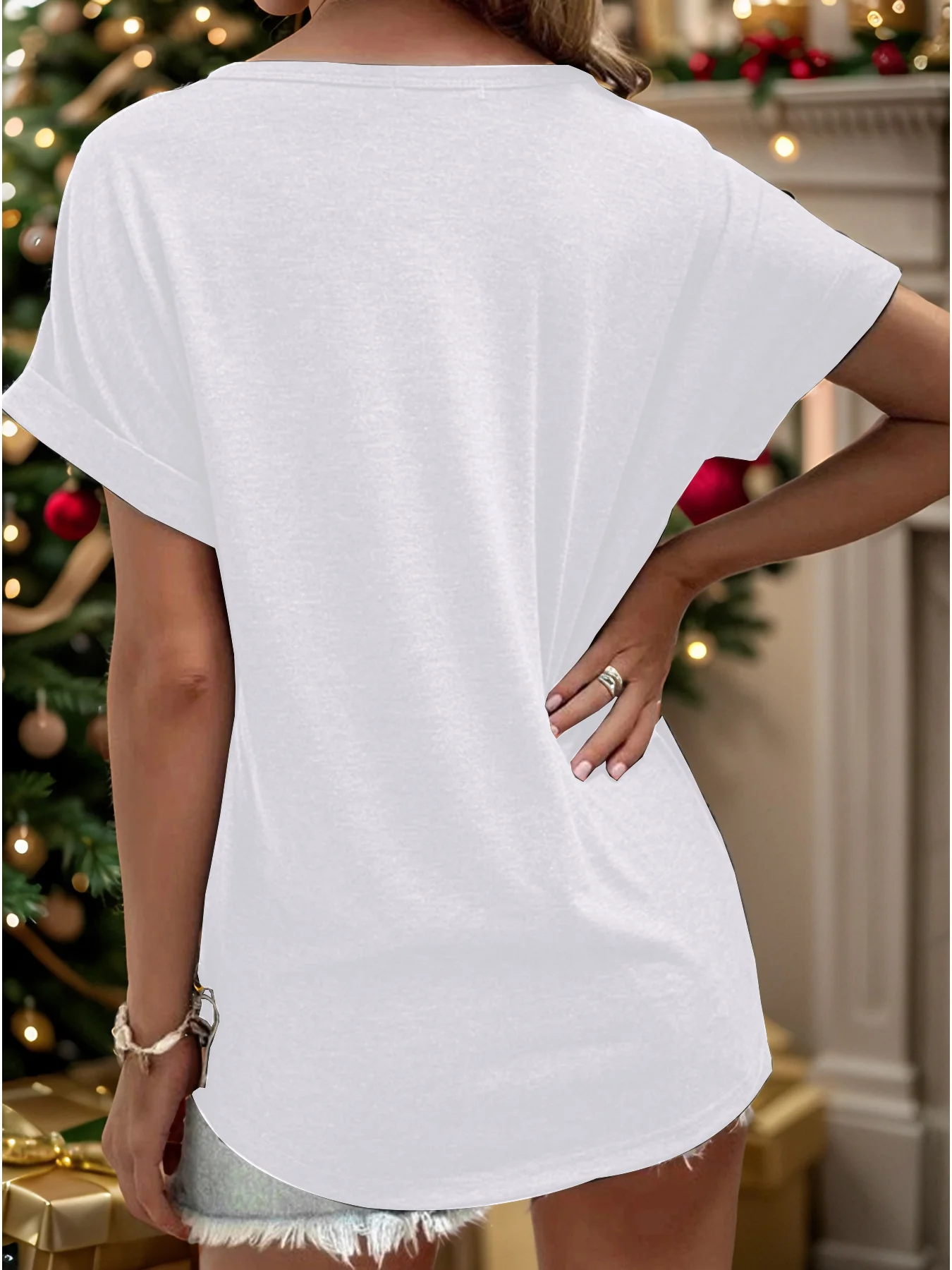 Women Summer Notch V Neck Short Sleeve T-Shirt, Vintage Distressed UK Union Jack Flag Graphic Print Casual Streetwear Tee