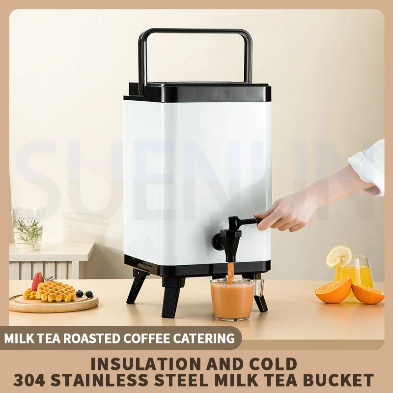 Milk Tea Insulated Bucket Insulated Cooling Beverage Milk Tea Storage Bucket Milk Tea Shop Specific Equipment High-Capacity