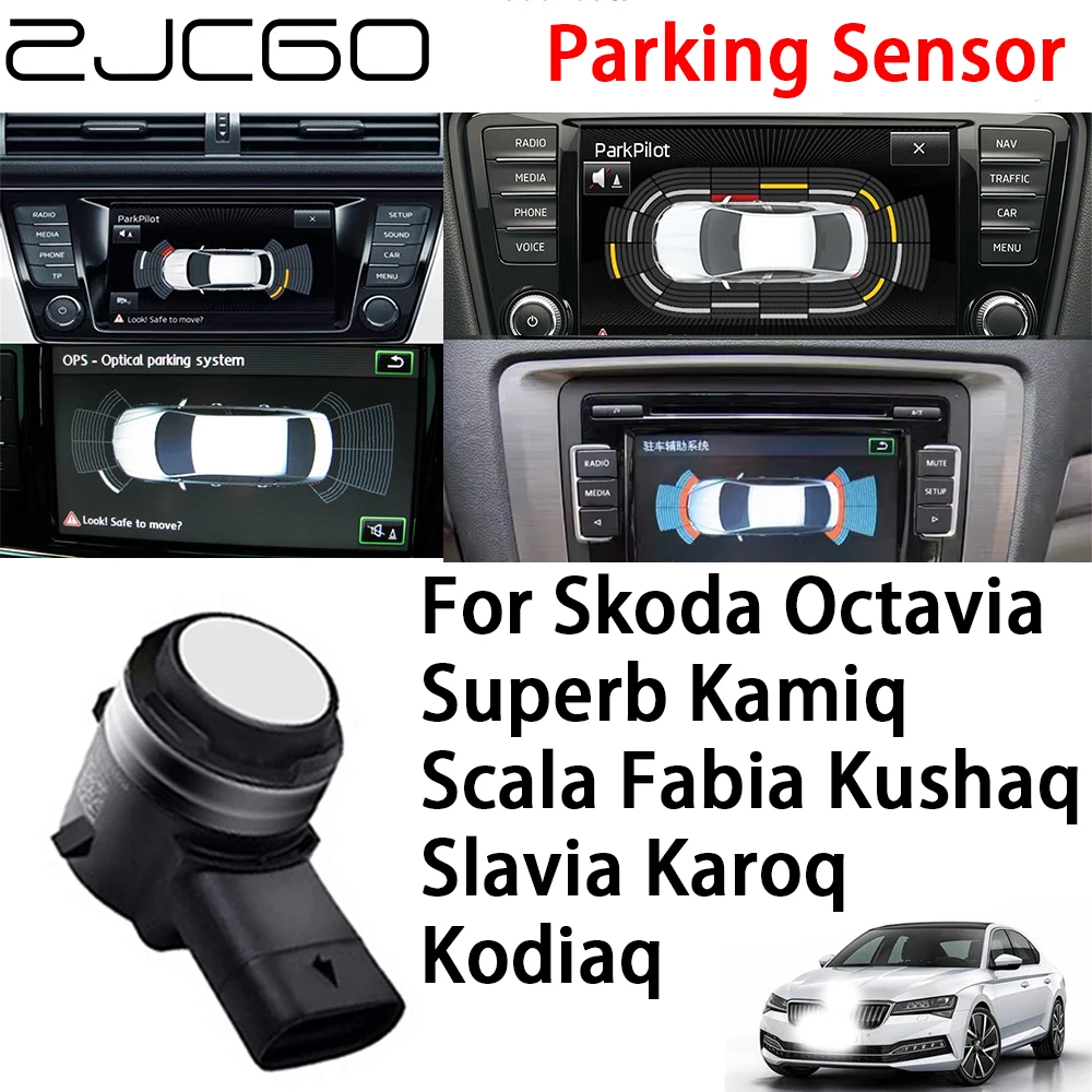 

Front Rear Reverse Parking Sensor Assistance Backup Radar for Skoda Octavia Superb Kamiq Scala Fabia Kushaq Slavia Karoq Kodiaq