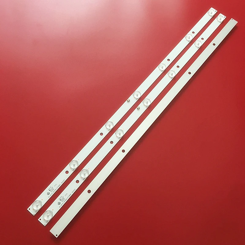 1SET=3PCS 7LEDs 3V 596mm Suitable for Leroy 32-inch LCD TV JS-LB-D-JP3235-071DBAD 32L31 32L33 32L53 E32-0A35 Backlight strip