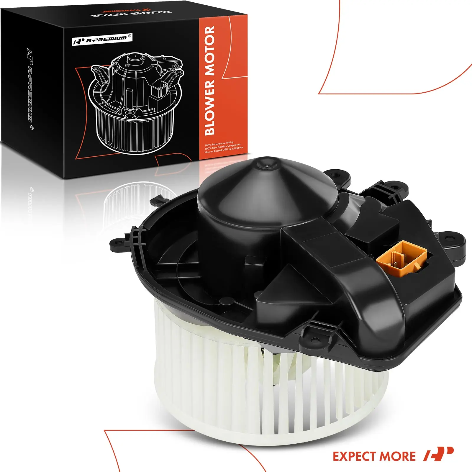 A-Premium Blower Motor with Fan Cage + Resistor for Volkswagen Passat 1998-2005 Audi A4 A4 Quattro 1997-2002 S4 2000-2002