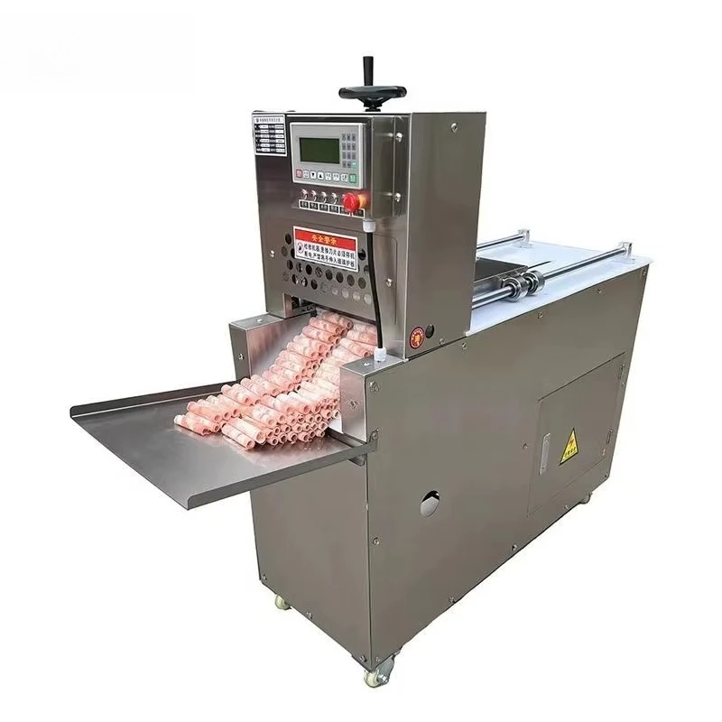 

Industrial Electric Beef Roll Meat Slicer Commercial Automatic Frozen Meat Slicer