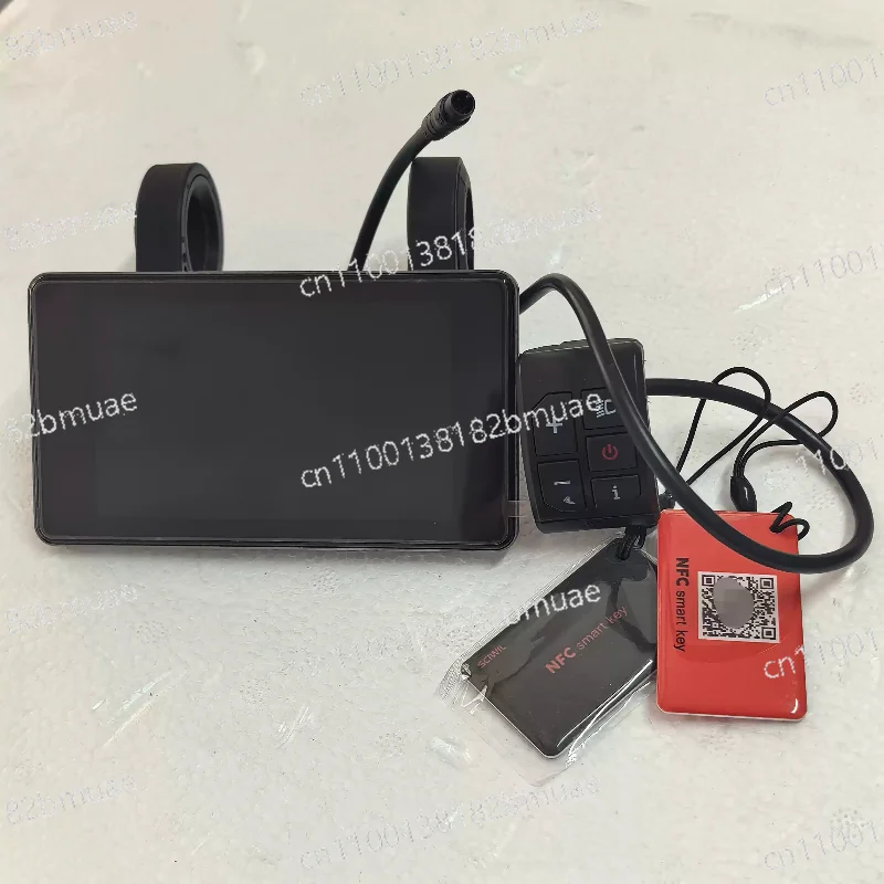 24V-72V Waterproof Connection Plug Ebike Intelligent Display Electric Bike Colorful 808 LCD Display Meter