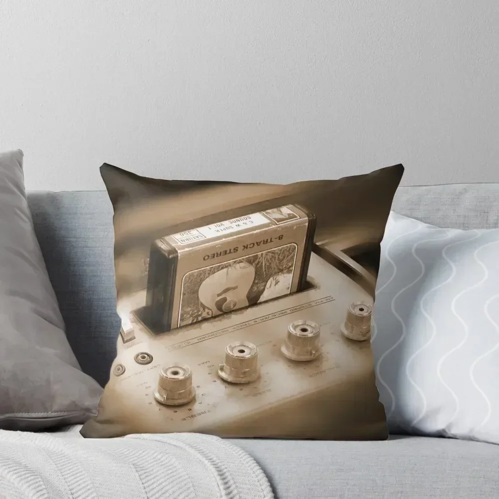 8-Track Tape Player Throw Pillow Elastic Cover For Sofa Pillow Cover Cushions Cover Pillowcases Cushion Covers Sofa pillow