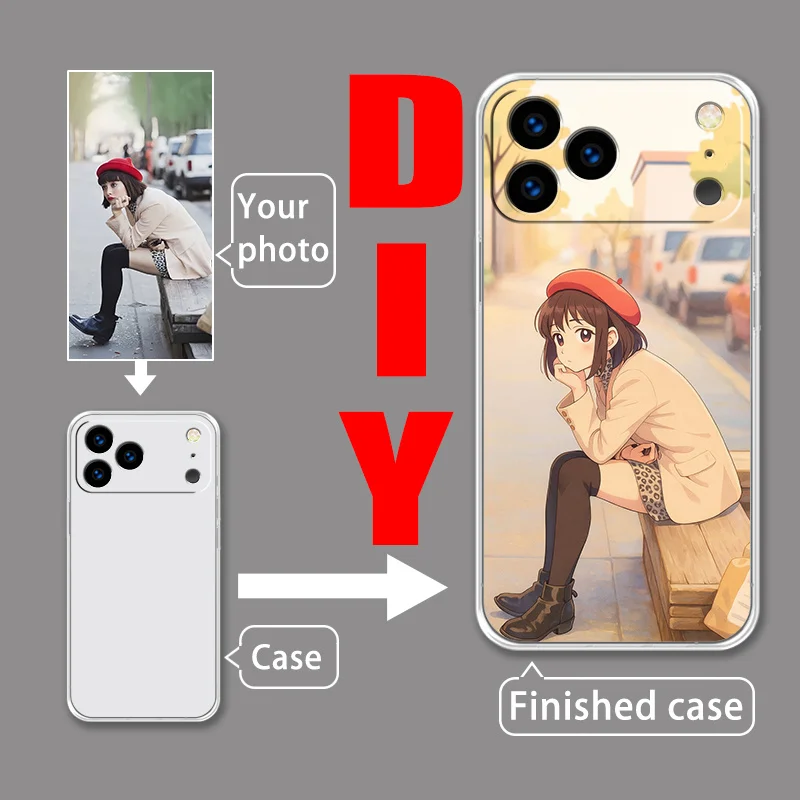 Hot New DIY Fashion Customized Phone Case for Xiaomi Mi Poco F7 F5 X7 X6 X5 M7 M4 X4 M3 X3 Pro NFC Lite GT Pro 4G 5G Transparent