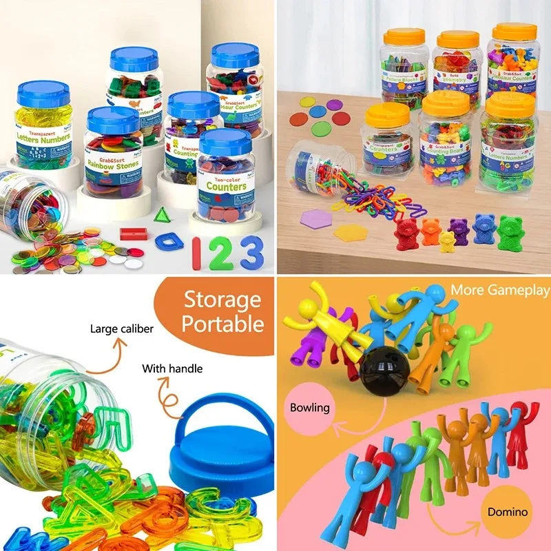 Colorful Transparent Learning Set 4