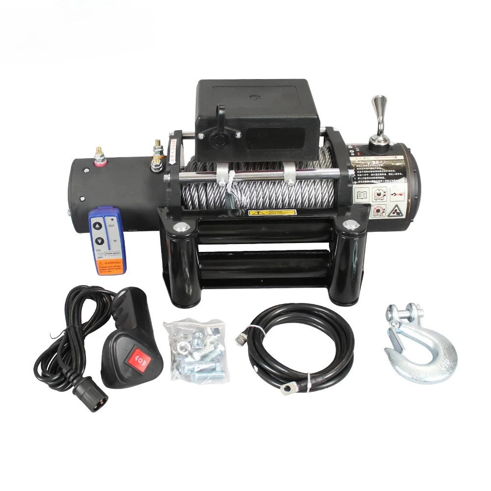 2000-12000LBS 12V 24V DC off Road Electric Car Winch 4X4 4WD SUV Auto