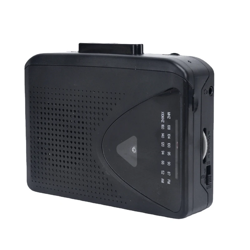 Lecteur de cassette portable, radio AM FM, options d'alimentation des touristes, réception du signal de bain, idéal pour les amateurs de musique et de nouvelles