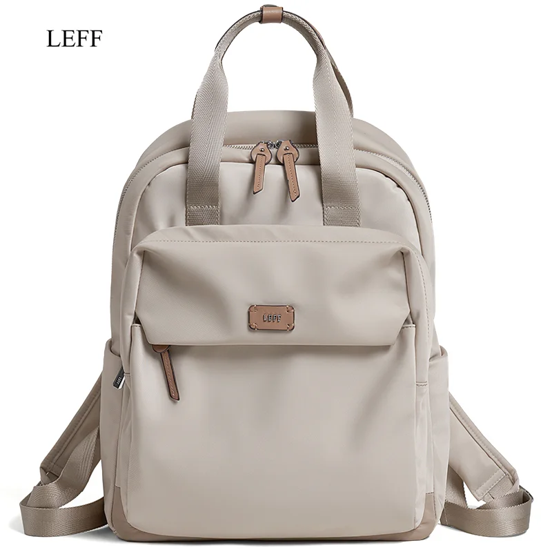 

LEFF Large Women Backpack Travel Outdoor Backpack New Nylon Waterproof Classic Laptop Backpacks Unisex Light Bag Commuting Bags