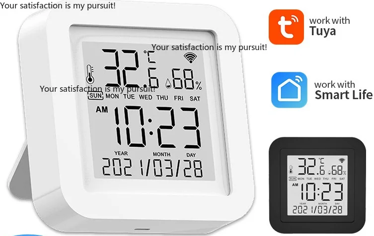 WiFi Wireless Temperature Humidity Sensor Smart Home Remote Detector Electronic Thermometer Inductor