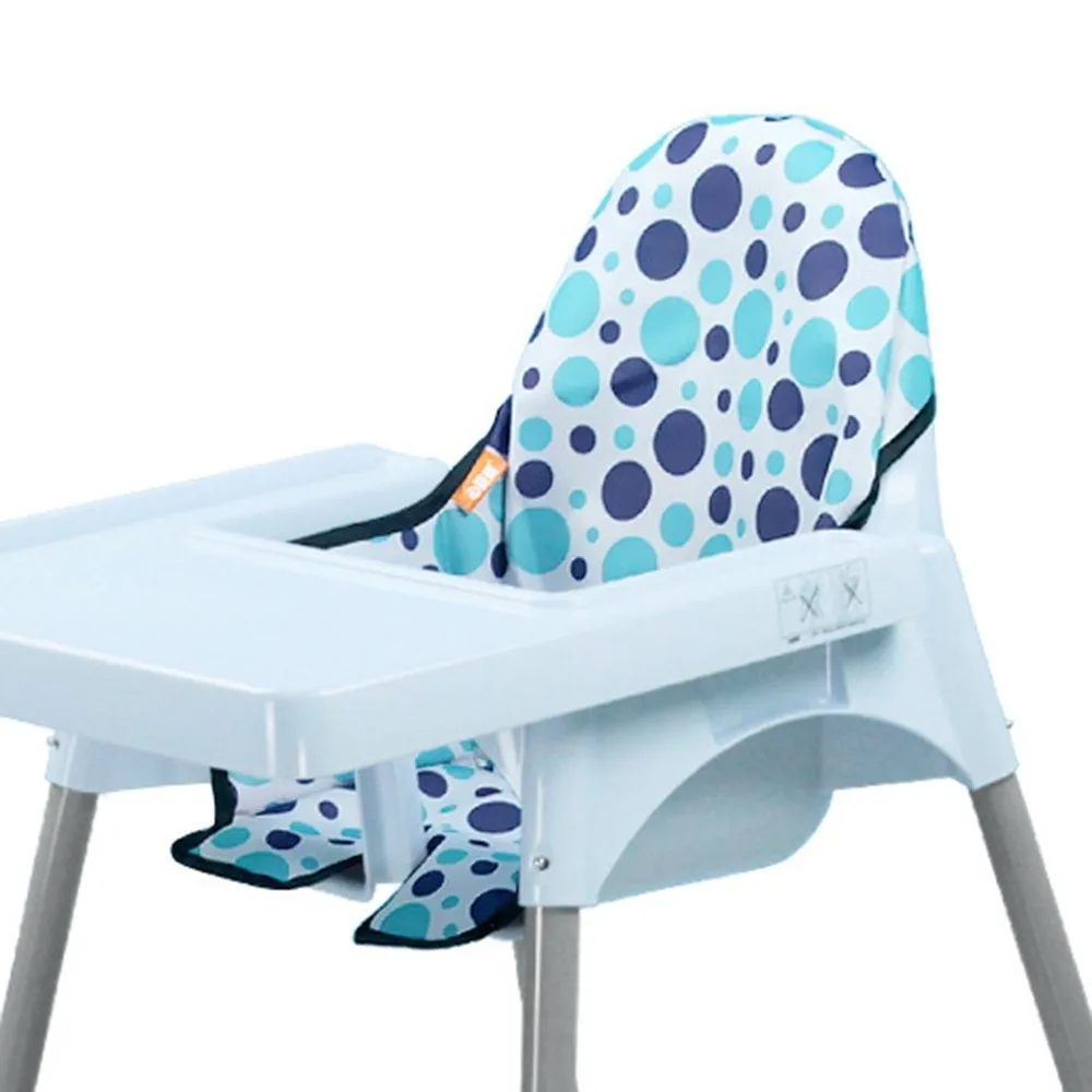 

Soft Baby Dining Chair Seat Cover Comfortable Polka Dots Infant High Chair Cushion Yellow Breathable High Chair Accessories