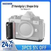 NEEWER Zf Handgrip L Shape Grip for Nikon Z f Ultra Thin Retro Formfitting Camera Mounting Baseplate with Handle & Aluminum Cap