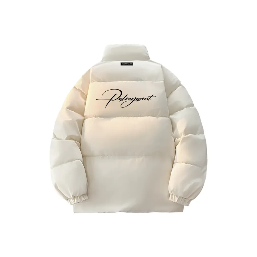 

Пурпурное американское ретро-пальто унисекс с длинными рукавами из хлопка, теплое, с воротником-стойкой, с принтом, молодежное, модное, осенне-зимняя верхняя одежда