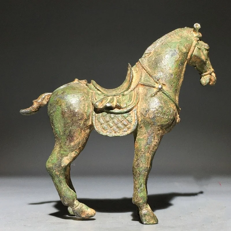 Rare Chinese Tang Horse Zodiac Horse Statue Ornament Attracts Wealth Home Desktop Decor FOLK ART Collection