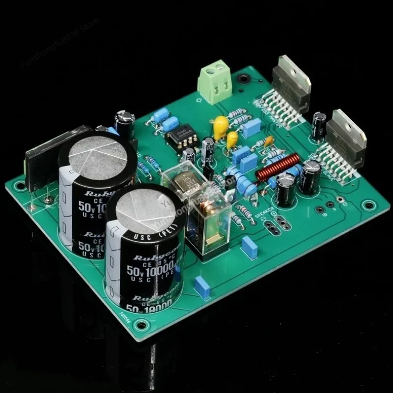 TDA7293 2-channel Mono Rear Stage Includes Rectifier Filtering, Speaker Protection, Mono Pure Rear Stage Design