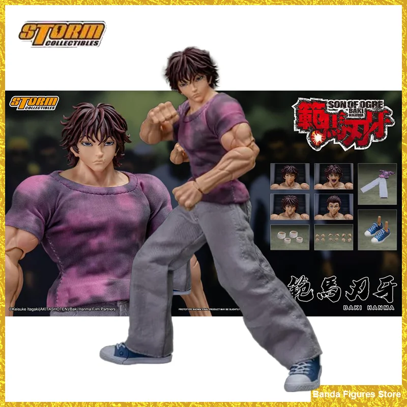 Original Storm Toys Baki Hanma Son of Ogre Baki Hanma BBTS Exclusive 1/12 Scale In Stock Anime Action Figures Model Toys