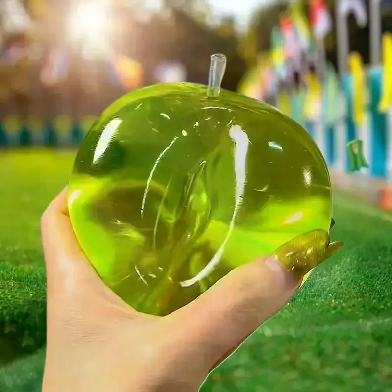 1 sztuka zabawka antystresowa do uwalniania emocji i wyładowywania złości, plastyczna zabawka do ściskania w kształcie zielonego jabłka, redukująca stres dla przyjaciół.