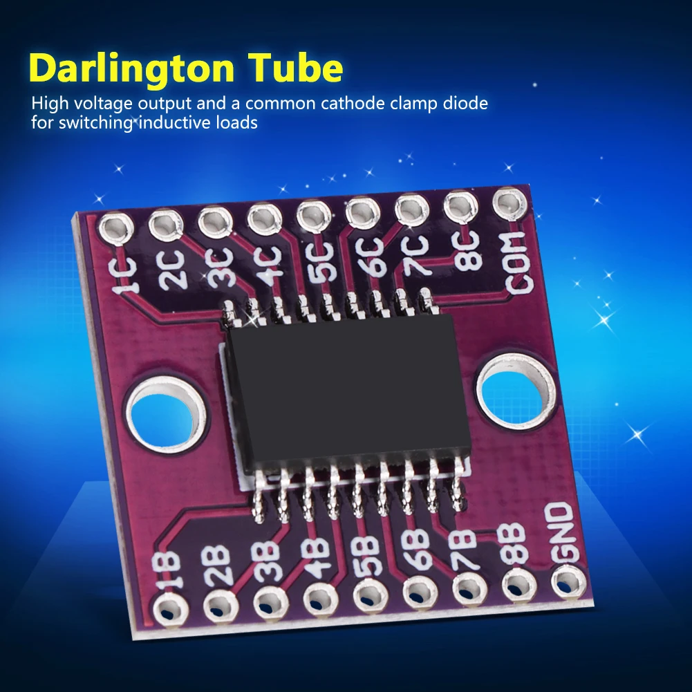 2PCS ULN2803A Darlington Transistor Array Driver Module with High Withstand Voltage and High Current CJMCU-2803 ULN2803