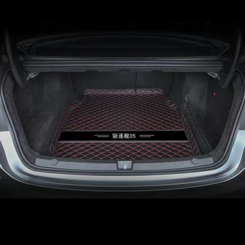 Leder Auto Cargo Liner für Byd King 2024 Zerstörer 05 Kofferraum matten maßge schneiderte Boot Liner Tray wasserdichten Anti-Dirty Protector