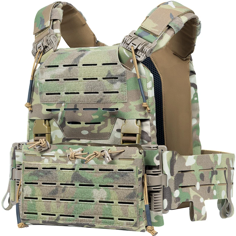 

OneTigris Tactical FLPC-4QD Vest Outdoor Hunting Plate Carrier Protective Adjustable Vest Airsoft Carrier Combat Equipment