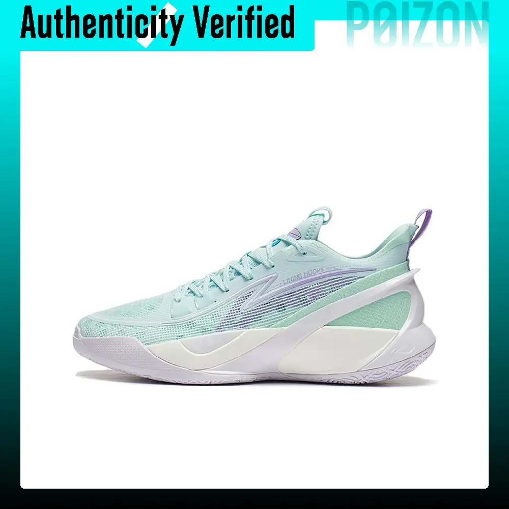 Li Ning SONIC 10 V2 Textile, Synthetic Leather, TPU Cushioning Slip Resistant Abrasion Resistant Coverage Support ABAS057-3