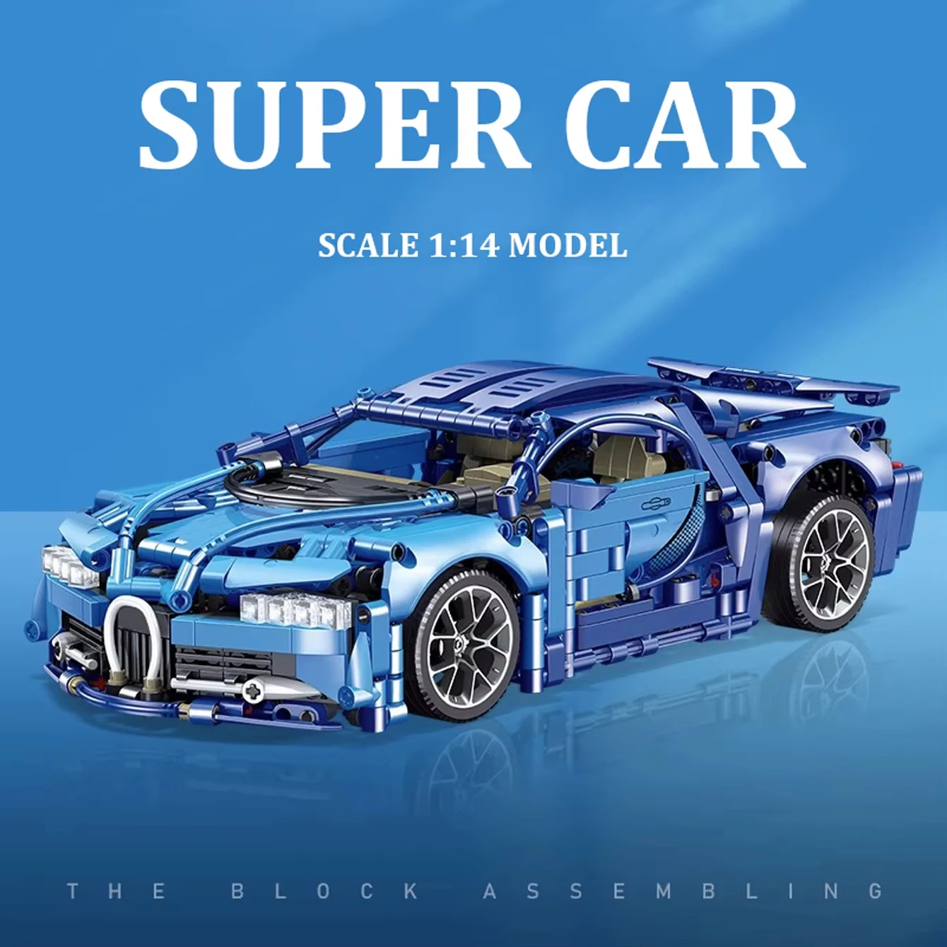 Technische verhouding 1:14 super racemodel decoratie bouwstenen puzzel bouwstenen speelgoed verjaardag kerstcadeaus