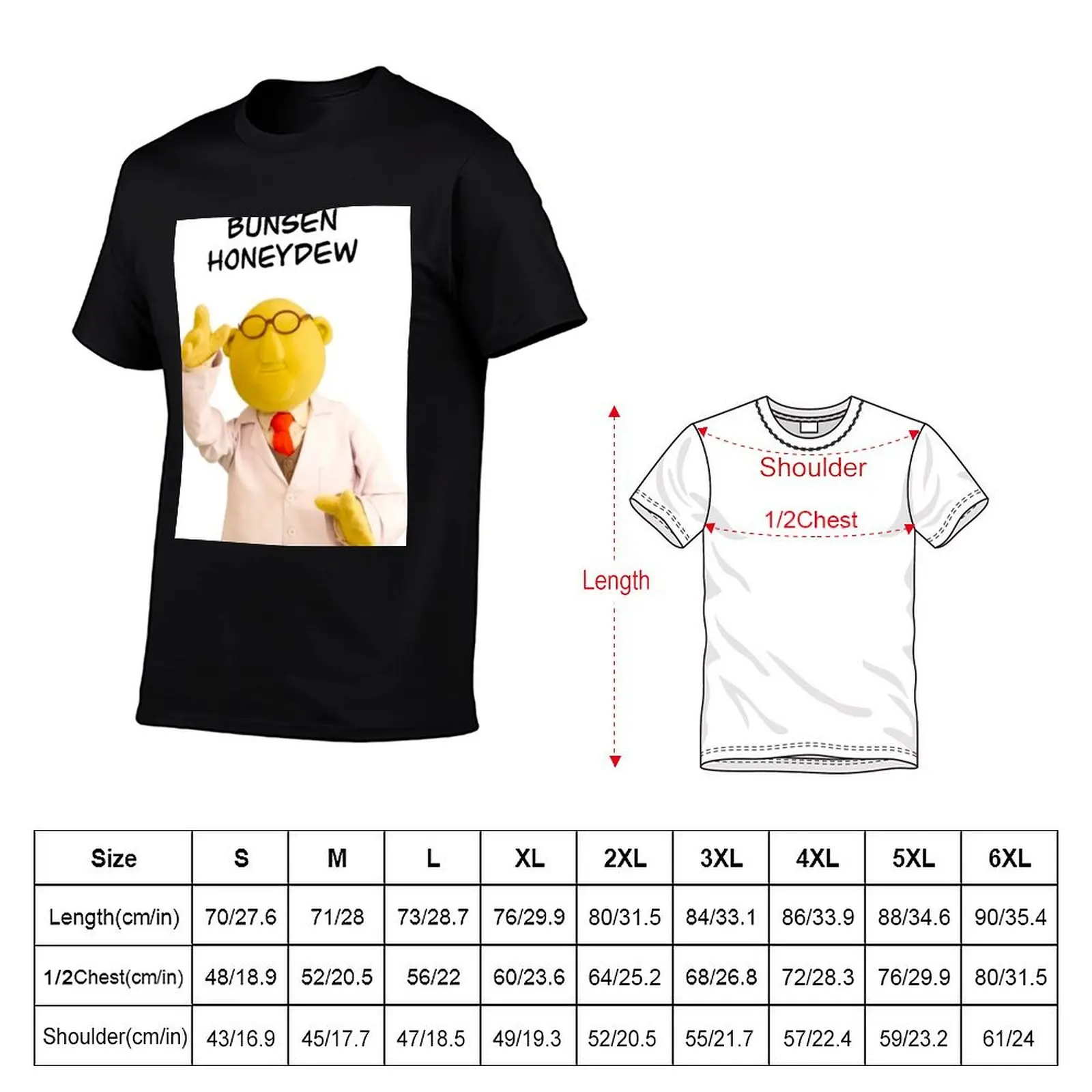 Bunsen Honeydew Muppet T-Shirt t shirts with prints t shirts for man cotton g man t shirts for men T-Shirt