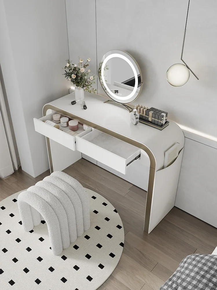 Saddle leather Modern simple small apartment master bedroom dressing table