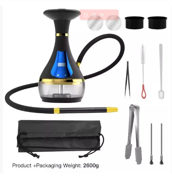 

New cross-border Arab electric water bottle charging smoke device with fast heating and carbon free operation