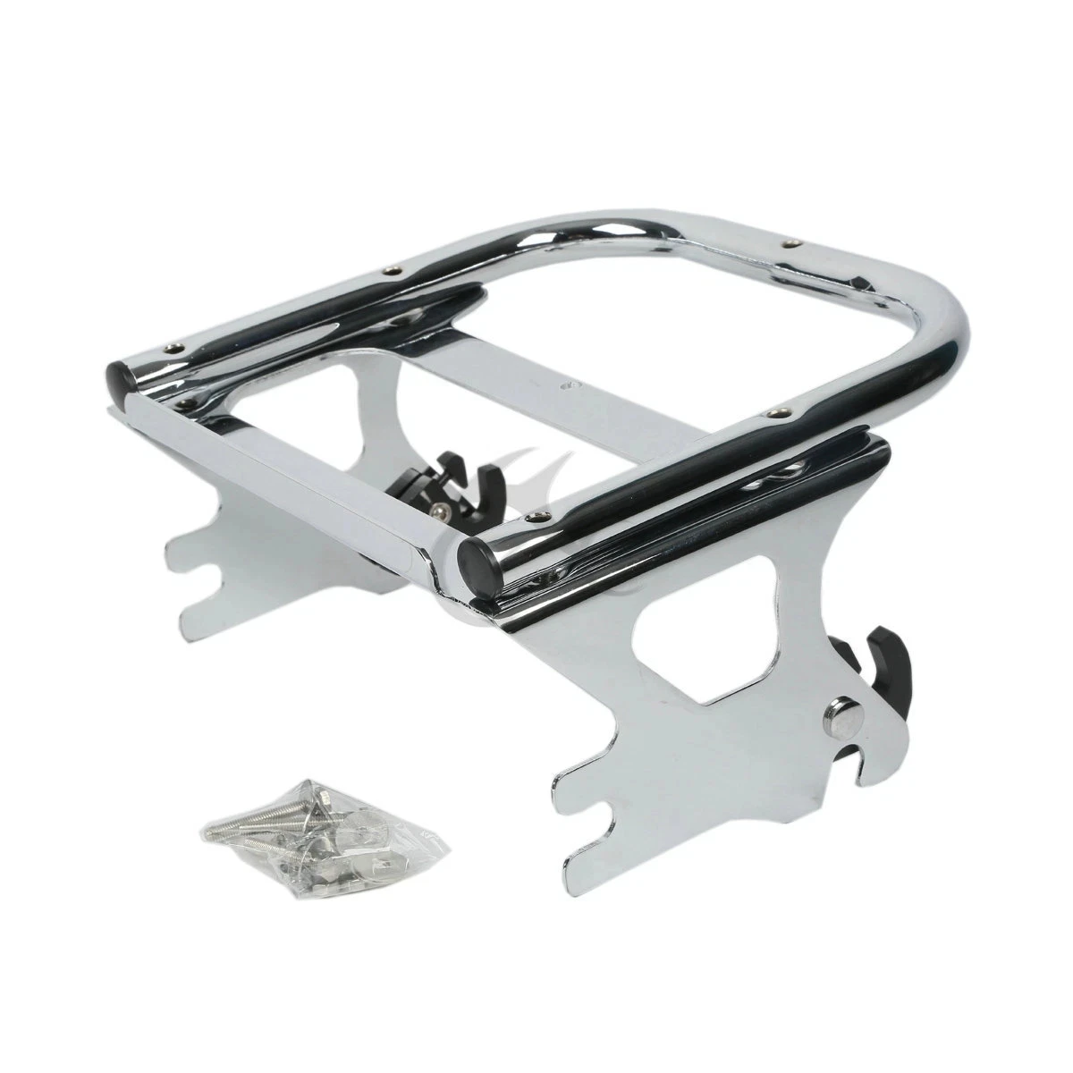 Motorcycle Two UP Luggage Rack Docking Hardware Kit For Harley Touring Electra Glide Street Glide 1997-2008