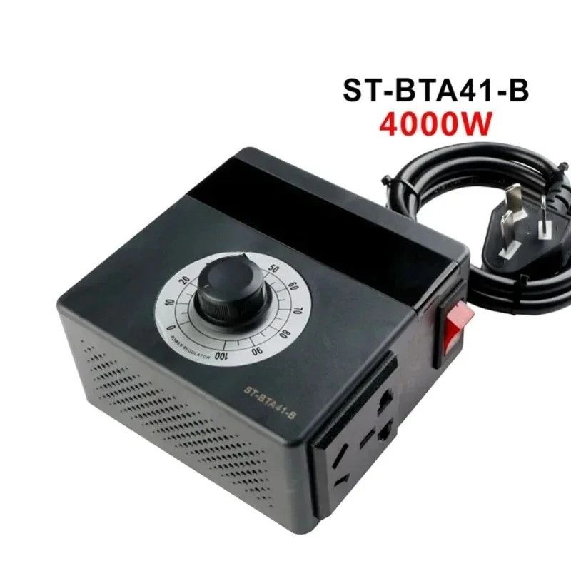 

Высокомощный тиристорный электронный регулятор напряжения 4000 Вт для вентиляторов, электродрелей, с регулировкой скорости, термостат, 220 В