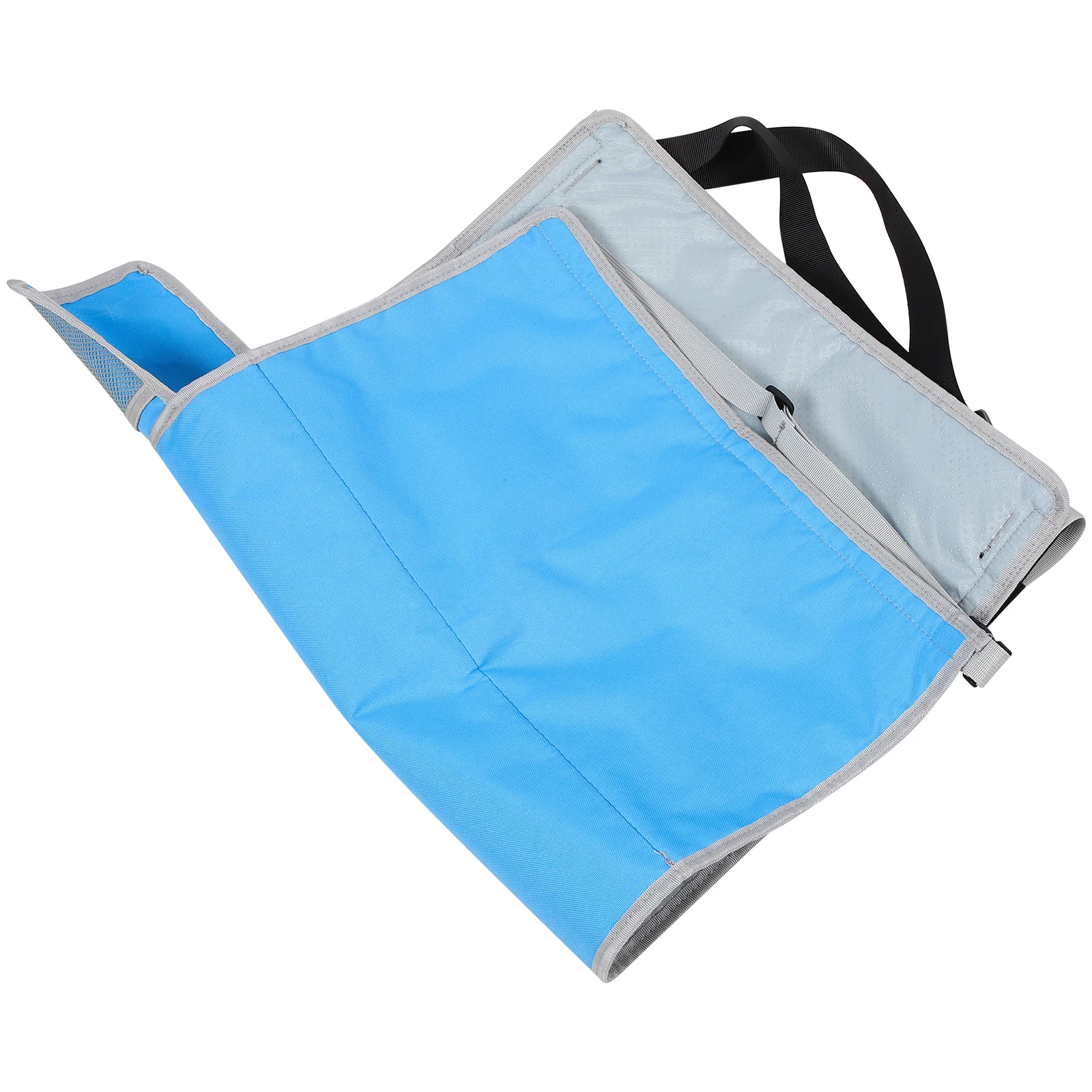 

Portable Kids Airplane Seat Extender Footrest Blue Travel Car Hammock Fabric Toddler Bed Lightweight Long Journey