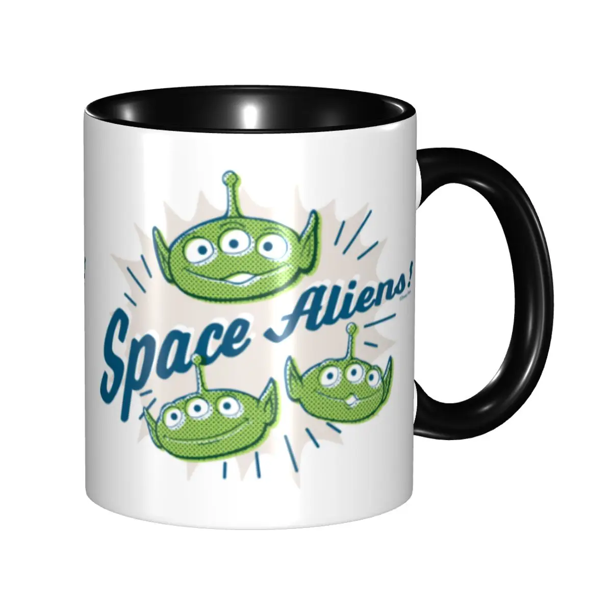 

Customized Cartoon Toy Story Space Aliens Coffee Mugs DIY Ceramic Milk Tea Cup