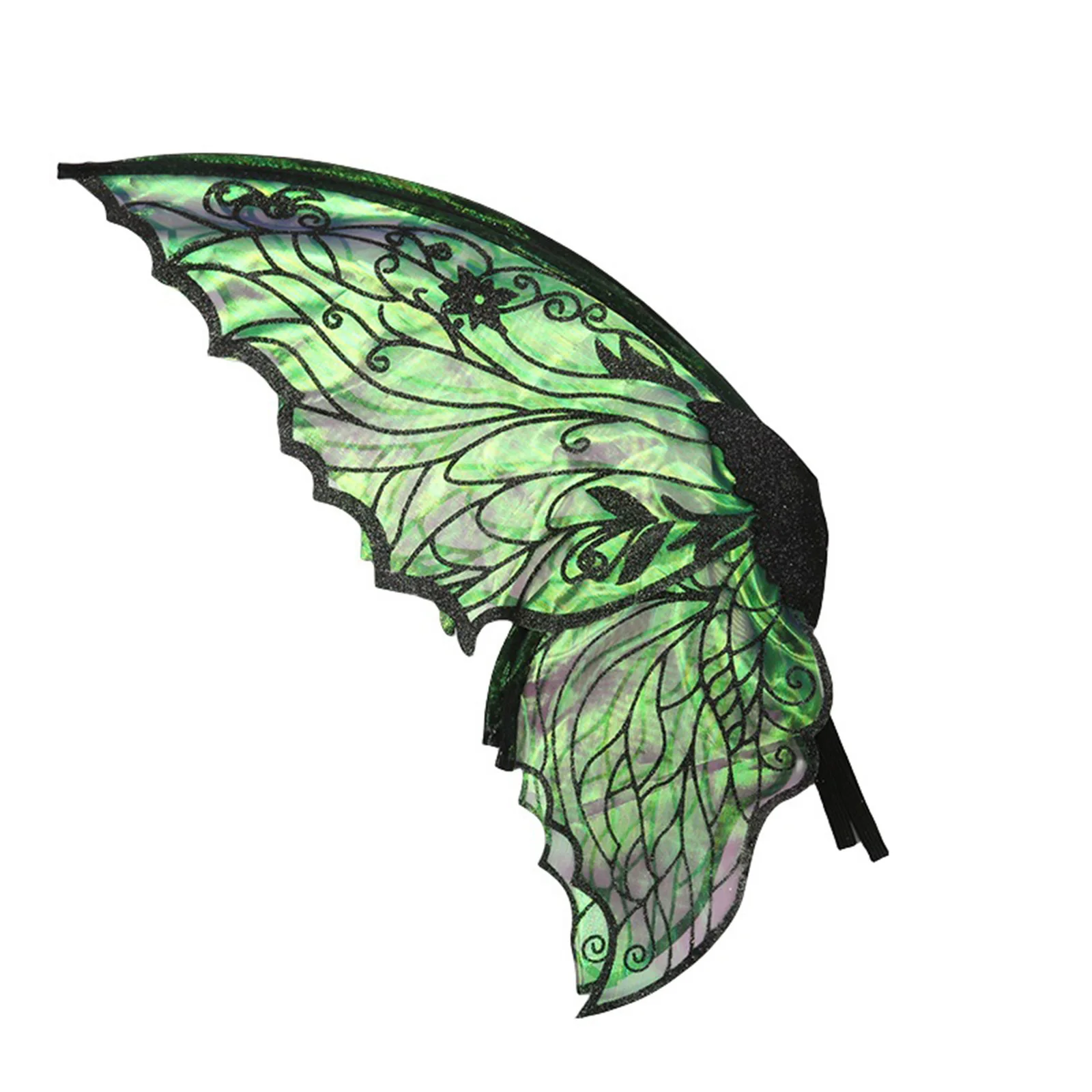 Farfalla Fairy Wings Adult Kid Fairy Accessory Gradient Sheer Shiny Wings Fairy Angel Wings Party Favor Stage Performance puntelli