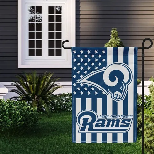 Los Angeles Rams  Double Sided Garden Flag 12x18