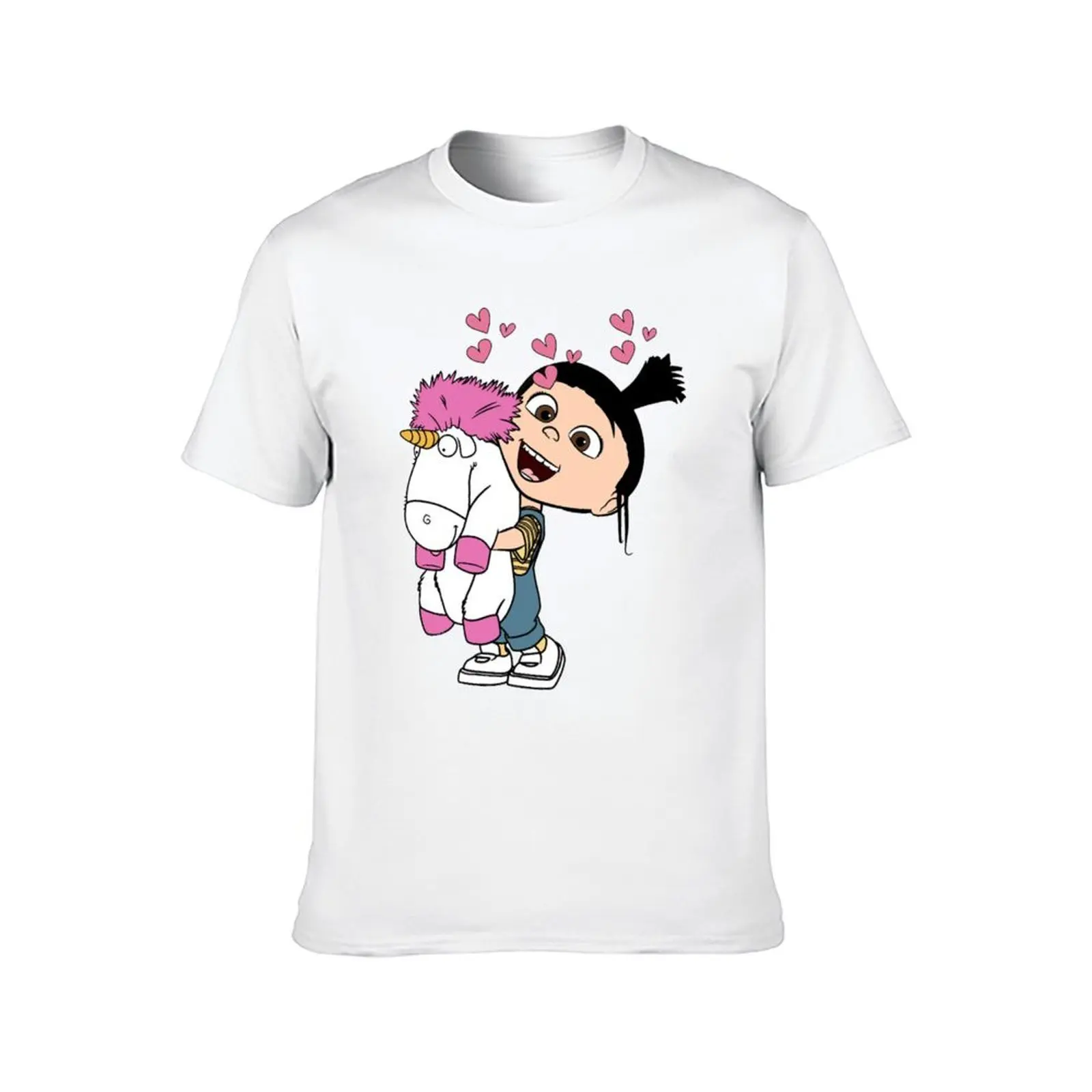 agnes and her unicorn T-Shirt man graphic t shirt man t shirts cotton t shirt for man T-shirt