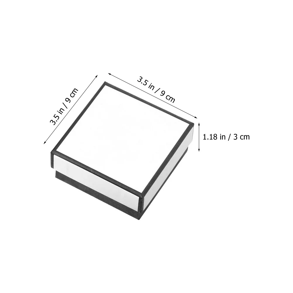 

6 шт., подарочные коробки для ювелирных изделий, небольшой прочный футляр для хранения, универсальный органайзер для колец, ожерелья, серег, подарочные коробки для ювелирных изделий