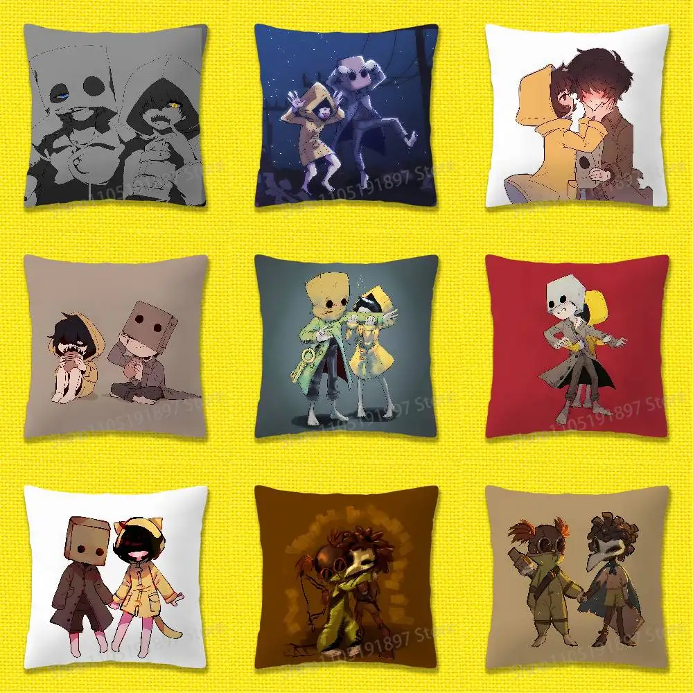 

Game L-Little N-Nightmares Throw Pillow Case For 45cm 40cm 30cm 50cm 55cm Square Home Pillowcase Case